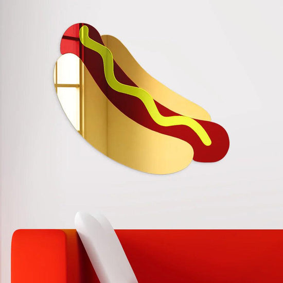 Hot Dog Mirror Wall Decor - FYLZGO Signs