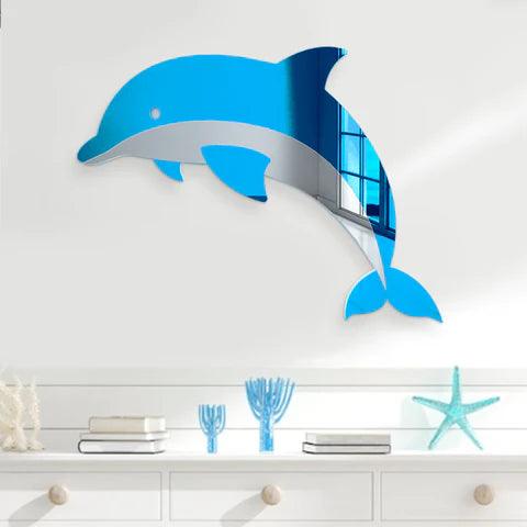 Dolphin Decorative Wall Mirror - FYLZGO Signs