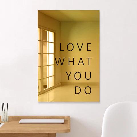 Love What You Do Wall Mirror - FYLZGO Signs