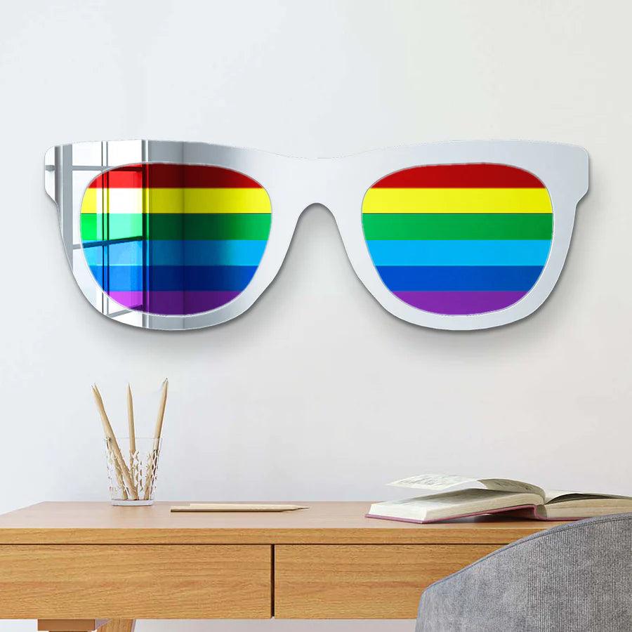 Rainbow Sunglasses Wall Decor - FYLZGO Signs