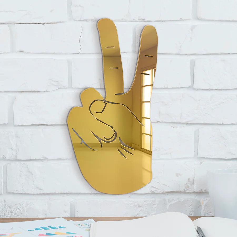 Peace Sign Hand Silhouette Wall Decor - FYLZGO Signs