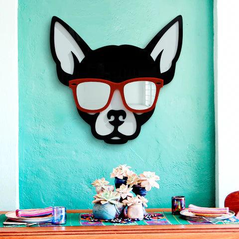 Cool Chihuahua Mirror Art Wall Decor - FYLZGO Signs