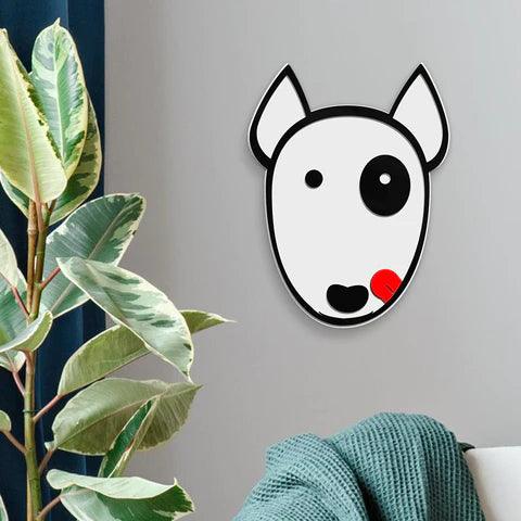 Cool Bull Terrier Mirror Art Wall Decor - FYLZGO Signs