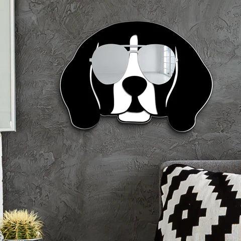 Cool Beagle Mirror Art Wall Decor