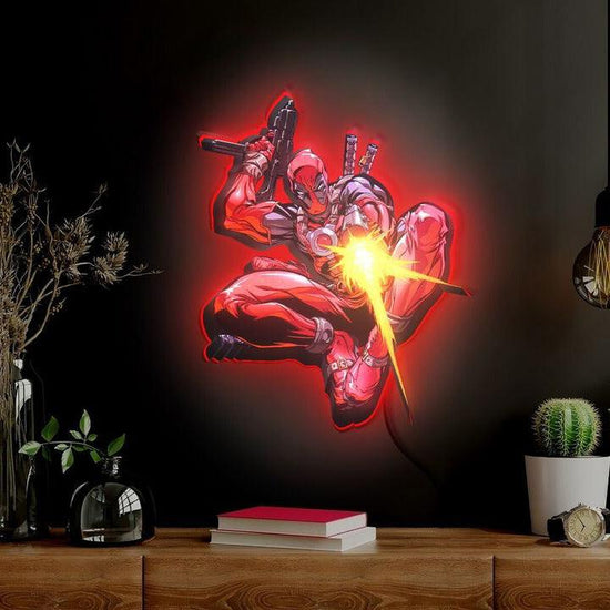 Custom Deadpool Design LED Lightbox Illuminate Your Space with Awesomeness - FYLZGO Signs