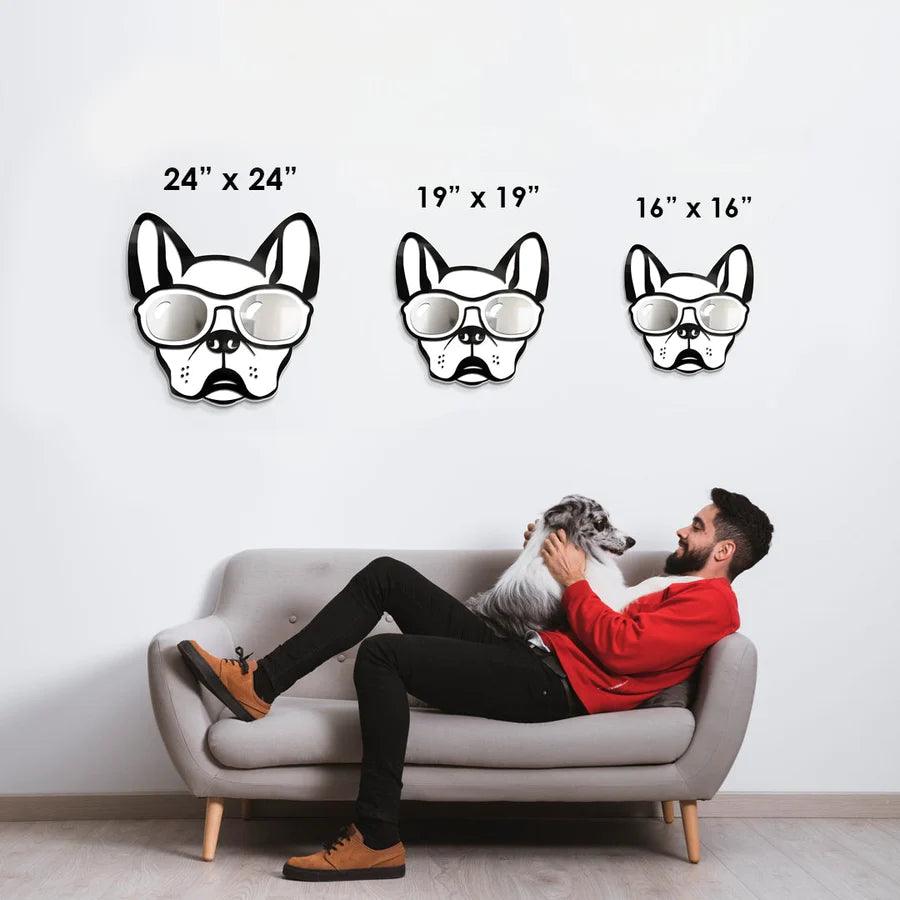 Cool Dog Mirror Art Wall Decor - FYLZGO Signs