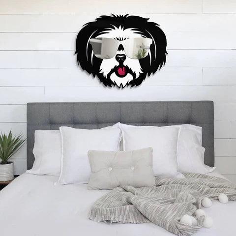 Cool Shih Tzu Mirror Art Wall Decor - FYLZGO Signs