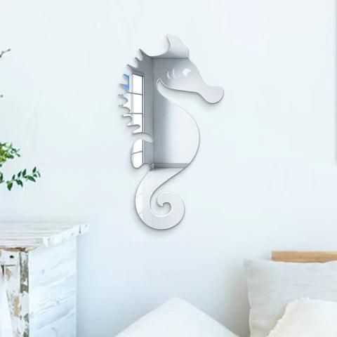 Seahorse Wall Mirror - FYLZGO Signs
