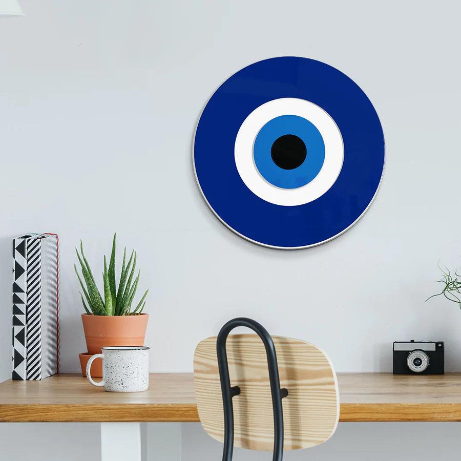 Minimalist Evil Eye 3D Wall Hanging - FYLZGO Signs