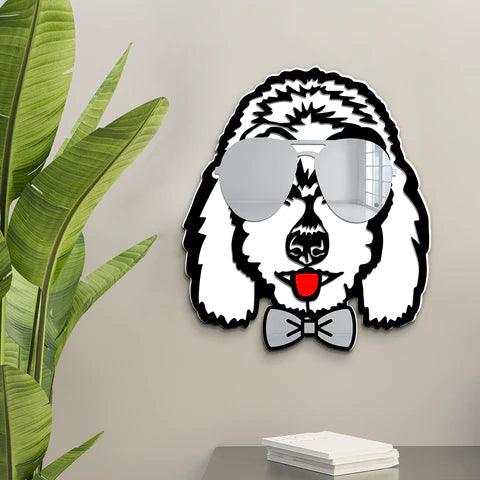 Cool Labradoodle Mirror Art Wall Decor - FYLZGO Signs