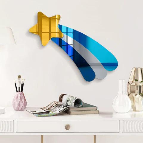 Shooting Star Silhouette Wall Art - FYLZGO Signs