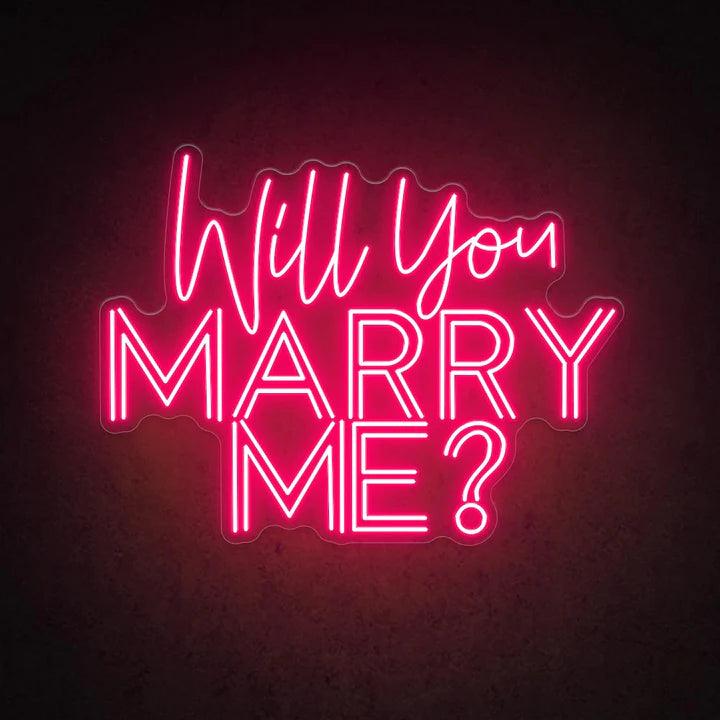 Will You Marry Me? Neon Sign - FYLZGO Signs