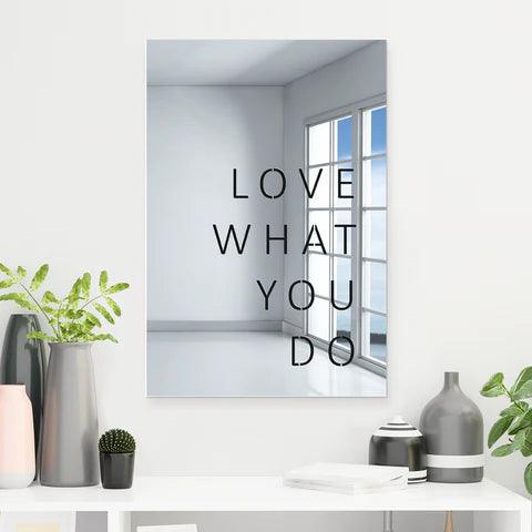 Love What You Do Wall Mirror - FYLZGO Signs