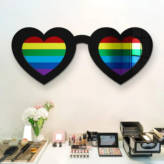 Rainbow Sunglasses Wall Decor - FYLZGO Signs