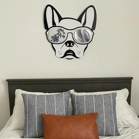 Cool Dog Mirror Art Wall Decor - FYLZGO Signs