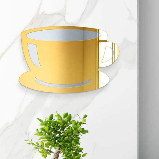 Coffee Cup & Saucer 3D Acrylic Wall Art - FYLZGO Signs