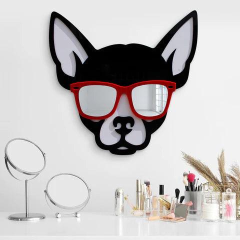 Cool Chihuahua Mirror Art Wall Decor - FYLZGO Signs