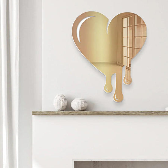 Melting Heart Mirror - FYLZGO Signs