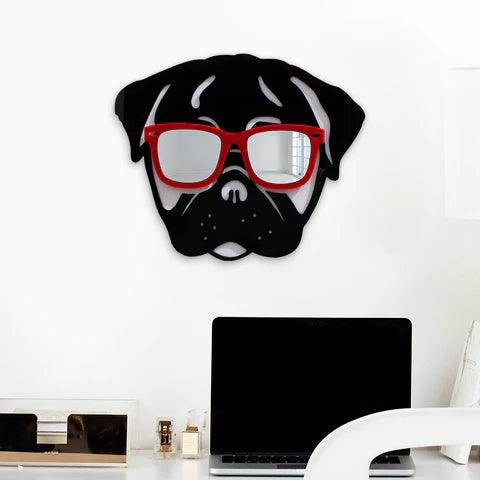 Cool Pug Mirror Art Wall Decor - FYLZGO Signs