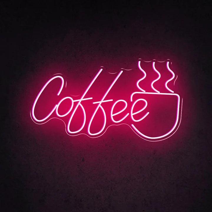 Hot Coffee Business Neon Sign - FYLZGO Signs