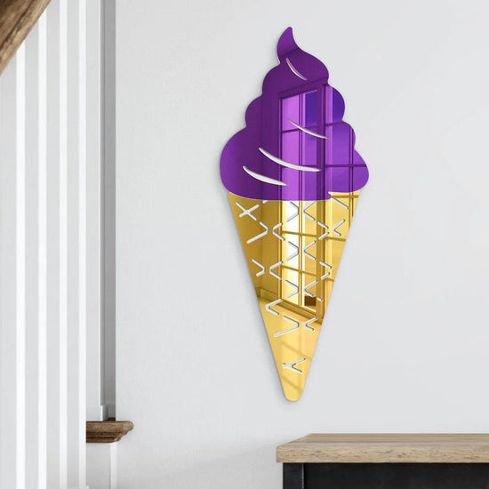 Ice Cream Cone Mirror - FYLZGO Signs