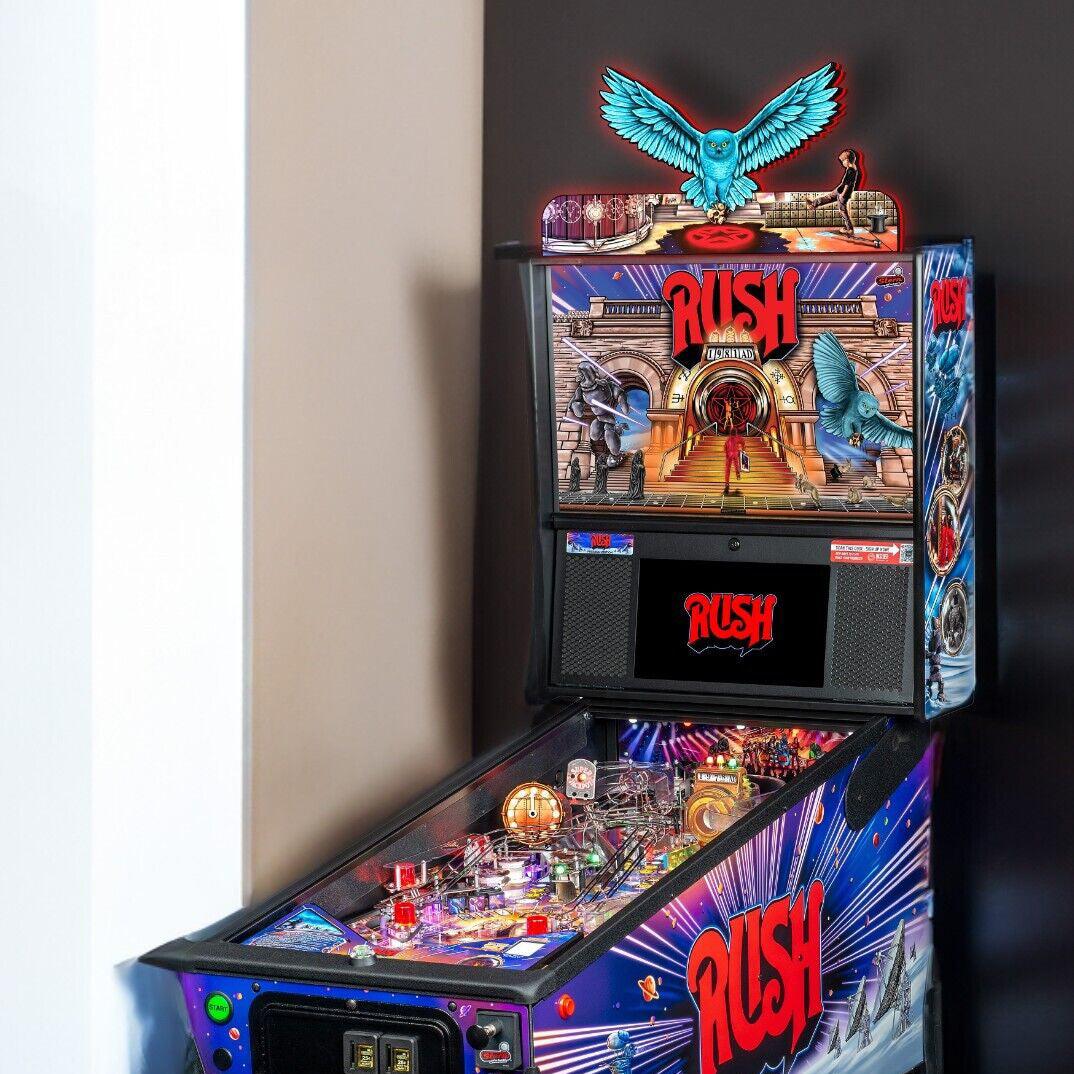 Rush Pinball Top LED Light Box - Rare - Level up your game with a music legend