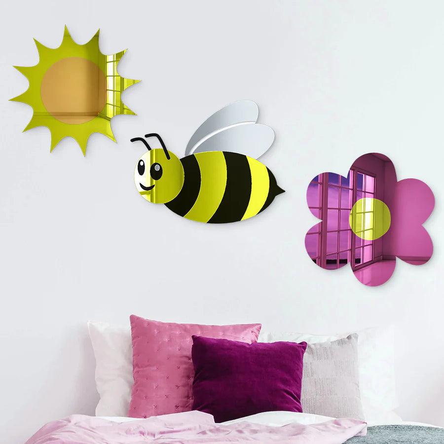 Bumble Bee 3D Acrylic Wall Art - FYLZGO Signs