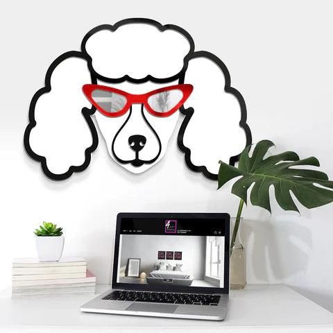 Cool Poodle Mirror Art Wall Decor - FYLZGO Signs