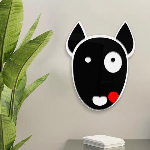 Cool Bull Terrier Mirror Art Wall Decor - FYLZGO Signs