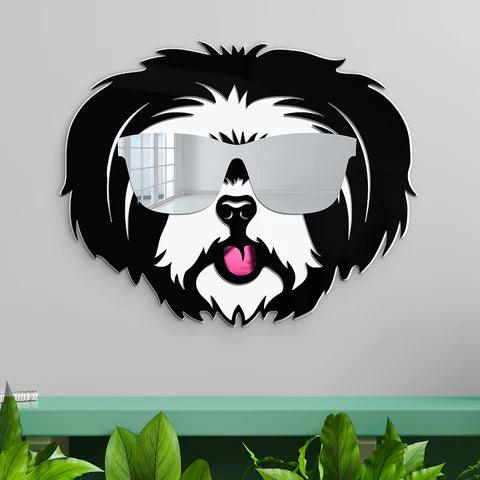 Cool Shih Tzu Mirror Art Wall Decor - FYLZGO Signs