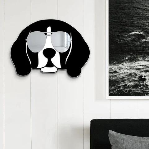 Cool Beagle Mirror Art Wall Decor - FYLZGO Signs