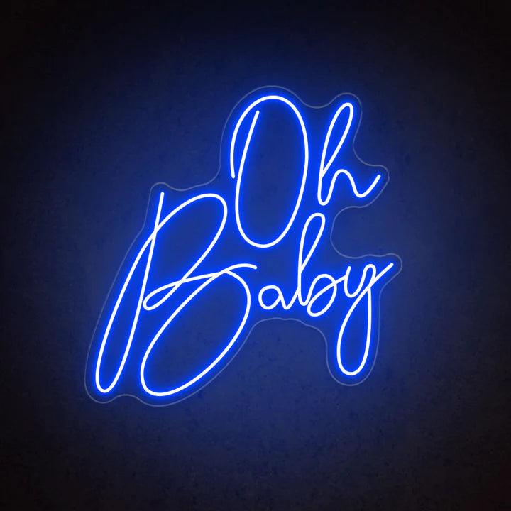 Oh Baby Wedding Neon Sign