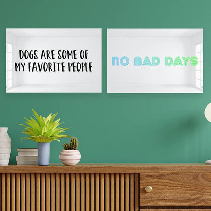 Dogs are Some of My Favorite People Mirror Art Wall Decor - FYLZGO Signs