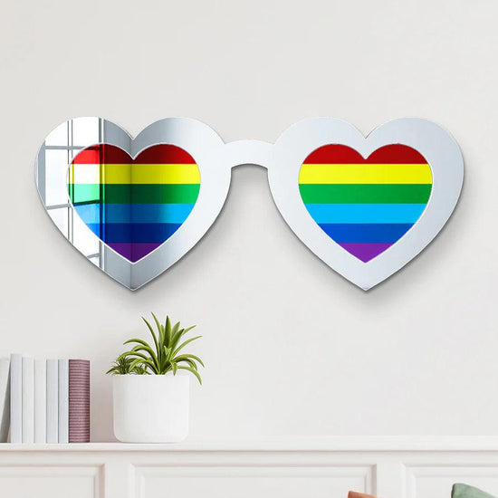 Rainbow Sunglasses Wall Decor - FYLZGO Signs