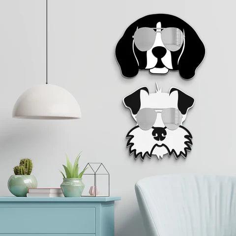 Cool Beagle Mirror Art Wall Decor - FYLZGO Signs