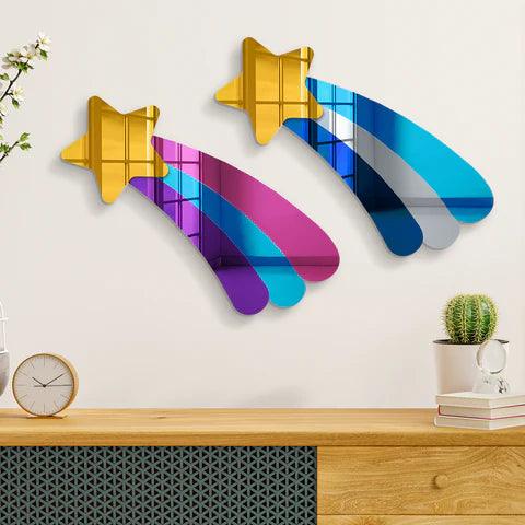 Shooting Star Silhouette Wall Art - FYLZGO Signs