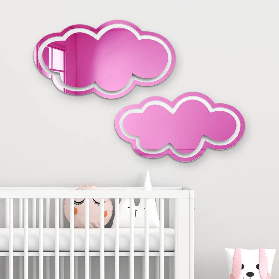 Clouds (Set of Two) Mirror - FYLZGO Signs