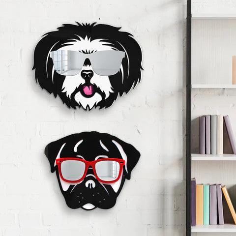 Cool Shih Tzu Mirror Art Wall Decor - FYLZGO Signs