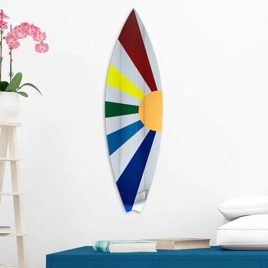 Surfboard Mirror Wall Decor - FYLZGO Signs