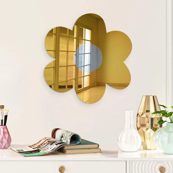 Flower Mirror Art Decor - FYLZGO Signs