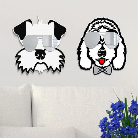 Cool Labradoodle Mirror Art Wall Decor - FYLZGO Signs