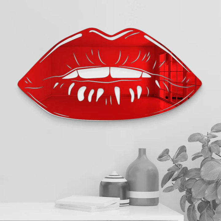 Lips Mirror Art Decor - FYLZGO Signs