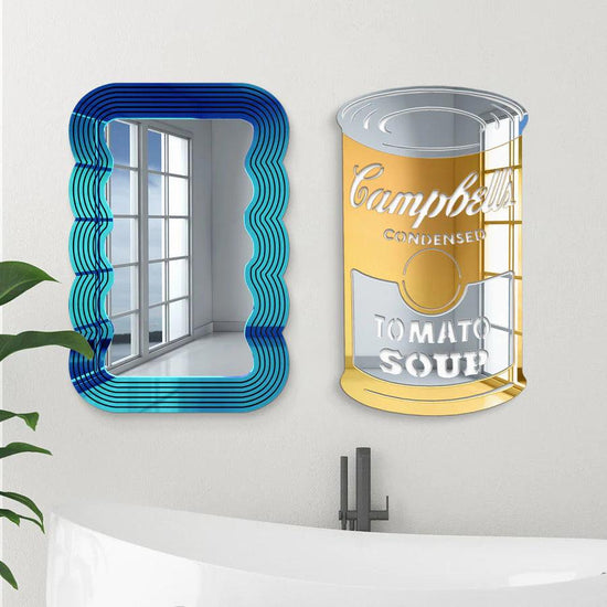 Campbell’s Soup Can Mirror Wall Decor - FYLZGO Signs