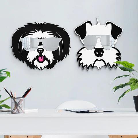 Cool Shih Tzu Mirror Art Wall Decor - FYLZGO Signs