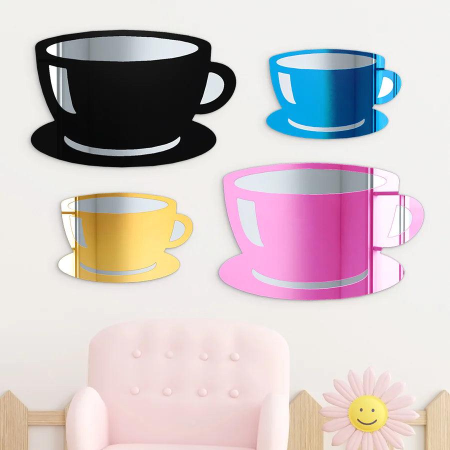 Coffee Cup & Saucer 3D Acrylic Wall Art - FYLZGO Signs