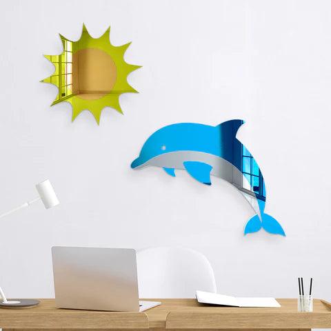 Dolphin Decorative Wall Mirror - FYLZGO Signs