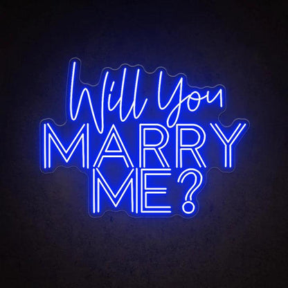 Will You Marry Me? Neon Sign