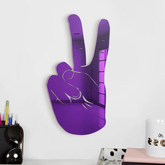 Peace Sign Hand Silhouette Wall Decor - FYLZGO Signs