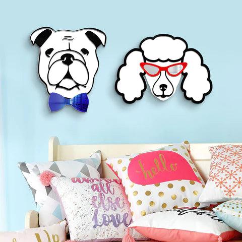 Cool Bulldog Mirror Art Wall Decor - FYLZGO Signs