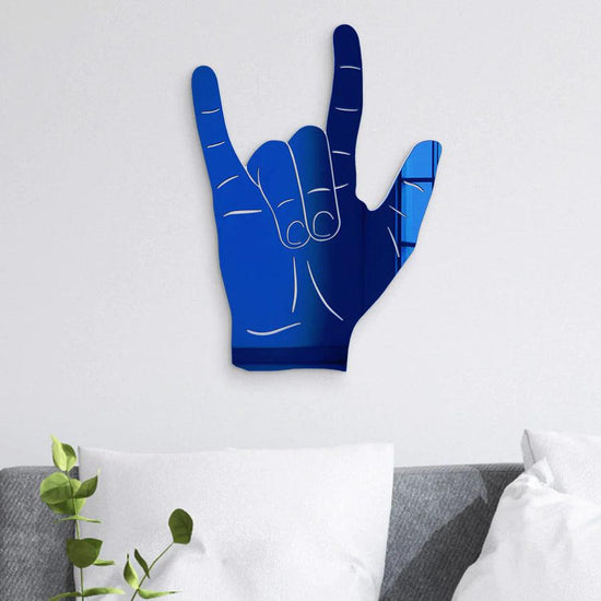 I Love You Sign Language Decorative Wall Mirror - FYLZGO Signs